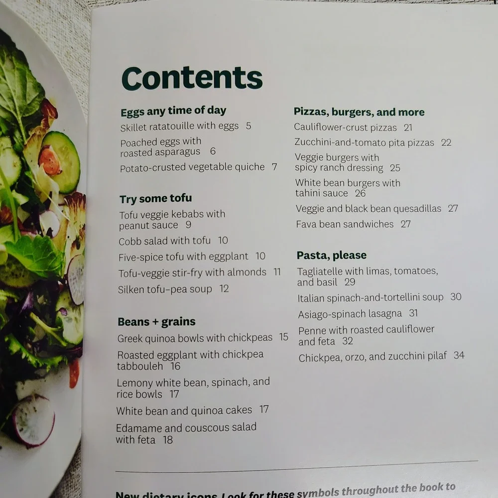 Healthy Kitchen Cookbook Lot • Pasta Vegetarian Salads • Retrofoodie Cottagecore